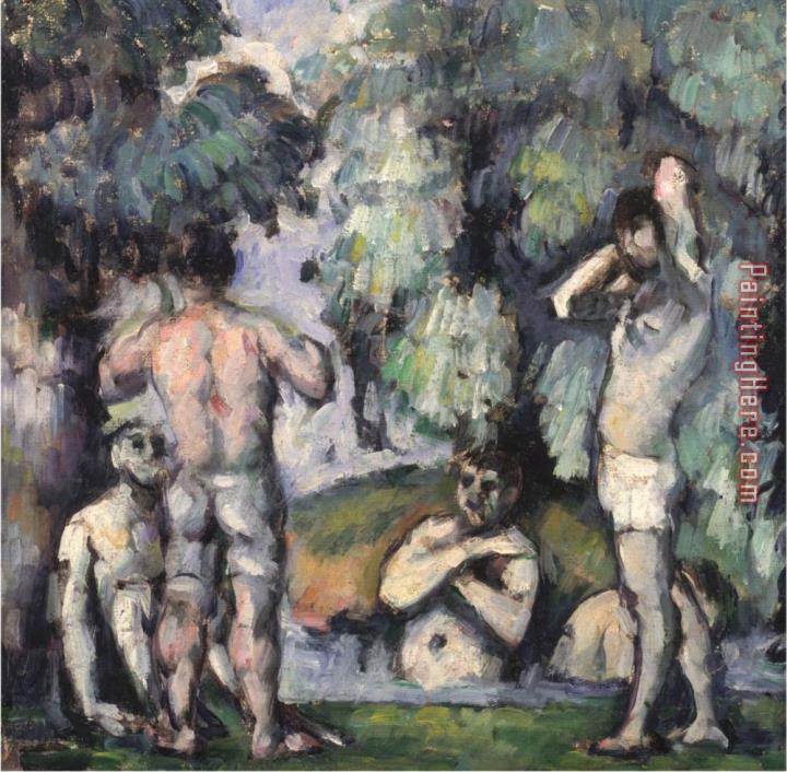 Paul Cezanne The Five Bathers Circa 1875 77
